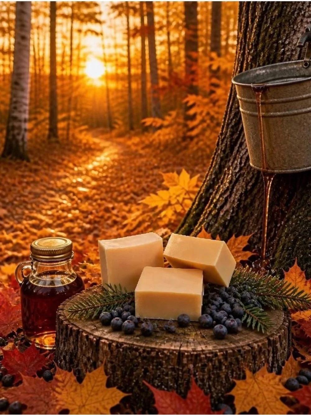 Donkey Milk Soap Luxury Skin Nutrition Orchid & Vine Fresh Autumn Leaves